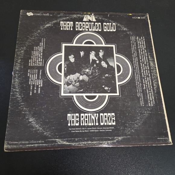 The Rainy Daze / That Acapulco Gold-Classic Psych-Rock-1967 - Picture 2 of 4